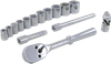 15 Pieces 12 Point Standard SAE Socket Set - 25115 - Gray Tools Canada Inc.