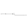 XL1 Mini-Hook to Female 6-32 Thread, 22 AWG PVC Test Lead - 212XL1 - E-Z-HOOK, a division of Tektest, Inc.