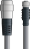 DN4110027F01 - LAPP UNITRONIC® DeviceNet Cordsets 14 & 18 AWG / 1 + 1 pair Bus - Gray PVC - 7/8 in Male / M12 Female connectors - 1m - OLFDN4110027F01 - Lapp Tannehill