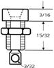Banana Jack, 15A, Stud, Yellow; Gender Abbatron Hh Smith - 82T5047 - Newark, An Avnet Company
