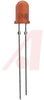 LED; Red;50mcd;5.8mmDia.;T-1-3/4;30mA If;625nm;Diffused, Dome;5V Vr - 70079130 - Allied Electronics, Inc.