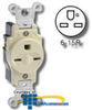 Leviton 15Amp 250V Grounding Single Receptacle -- 5089 - Image