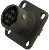 Circular Connector, Receptacle, Size 8, 4 Position, Box; Product Range Amphenol Industrial - 95F1728 - Newark, An Avnet Company