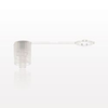 Male Luer Cap, Vented w/Strap and Hydrophobic Filter, White -- 12095 - Image