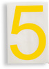 ToughStripe Die-Cut Yellow Letter 5 - 121882 - Brady Corporation