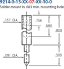 Receptacle With A Standard Tail -- 9214-0-15-15-07-14-10-0 - Image