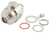 4.3-10 F/F Bulkhead Coaxial RF Surge Protector, 698MHz - 2.7GHz, 500W, IP67, 80 V Max., 1mJ, 20kA, Filter, Low PIM -173 dBc -- FMSP1061 - Image