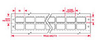 Brady Datab B-502 White Vinyl Dot Matrix Dot Matrix Printer Label - 0.375 in Width - 0.375 in Height - DAT-119-502-10 - 662820-27319 - R. S. Hughes Company, Inc.