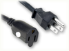 NEMA 5-15P to NEMA 5-15R Q-LOCK HOME // Power Cords // North American Power Cords // 3 Conductor Power Cords - 5315.120QL - Quail Electronics