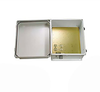 14x12x07 UL Listed Fiberglass Reinf Polyester FRP Weatherproof Outdoor IP66 NEMA 4 Enclosure, 120 VAC MNT PLT Gray -- TEF141207-100-UL