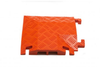 90 Degree Right Turn for FL2X1.75, 2-Channel Fastlane® Drop-Over Cable Protector - FL90RT2X1.75 - FL90RT2X1.75-O / FL90RT2X1.75-Y / FL90RT2X1.75-B - Checkers
