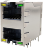 Rj45 Connector, Jack, 8P8C, 2Port, Th; Modular Connector Type Amphenol Communications Solutions - 01AH2260 - Newark, An Avnet Company