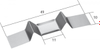 Tungsten Boat 0.1 mm - 0482002 -- 0482002 - Image