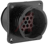 Connector; 16; Receptacle; Wire; 23; All Plastic; 1-3/8 - 18 UNEF-2A; Black - 70082987 - Allied Electronics, Inc.