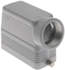 Insulated, Rectangular Hood, size 77.27, 2 Pegs, Side PG29 cable entry - CMAO-06L29 - Mencom Corporation