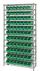 Quantum Small Parts Shelf Bin System - 53370 - U.S. Plastic Corporation
