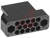 Interconnect Plug Housing; Phenolic; Black; Standard; 14; Amp Brand, M Series - 70083247 - Allied Electronics, Inc.