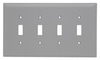 Standard Wall Plate - TPJ4-GRY - Legrand - Pass & Seymour
