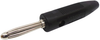 Plug, 4Mm, Bunch Pin, Black; Gender Deltron Components - 93K4360 - Newark, An Avnet Company