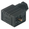GML Industrial Standard Field Attachable Connector: Form B, 3-pin (2+1PE), UL 1977, black housing, screw type, PG9; with bridge rectifier and varistor, 230 V AC/DC, 1 A -- GML 209 NJ GB1 black
