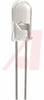 LED; Green; 2500 mcd (Typ.); 5 mm; T-1-3/4; ROHS COMPLIANT - 70079113 - Allied Electronics, Inc.