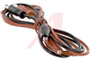 Banana Plug; 40 in.; Black and Red; 3.5mm; 5 A - 70146307 - Allied Electronics, Inc.
