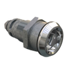 Quarter-Turn Cam Latch, 8mm Triangle, Without Cam, Sealed, Zinc Alloy, Chrome Plated, Bright - E5-6A-032-UU3 - Southco