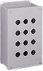 Deep 22.5-mm Pushbutton Enclosures, Type 12 - E6PBGXM - nVent Electric