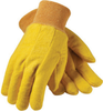 PIP 93-588 Yellow Large Cotton/Polyester Full Fingered Work & General Purpose Gloves - Straight Thumb - Uncoated - 11 in Length - 616314-04001 - 616314-04001 - R. S. Hughes Company, Inc.