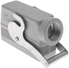 Standard, Rectangular Hood, size 104.27, Center Latch, Side M32 cable entry - MAO-24YX32 - Mencom Corporation
