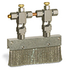 Valve Brush, 4 1/2” X 3/8” Flat Stainless Steel, 1/4” OD Tube Inlet - B309-2X02 - Oil-Rite Corp.