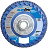 Norton BlueFire ZA Coarse Arbor Thread Plastic Flat Flap Disc - 66623399136 - Norton Abrasives