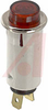 Indicator,Pnl-Mnt;Press Fit;Red;1/2 In;250 V;1/3 W;Nickel Plated Brass;3/16 In - 70214071 - Allied Electronics, Inc.