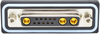Combo D-Sub Conn, R/a Rcpt, Db-13W3, Ip67; Product Range Norcomp - 76AH5149 - Newark, An Avnet Company