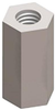 Spacer, Hex, 8-32, 6.4Mm, 6.4Mm, Brass, Zinc; Standoff Material Keystone - 56W3980 - Newark, An Avnet Company