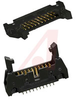 Header, 4-Wall; Copper Alloy; 200 u in.60/40 Tin/Lead; 1; Black; 0.68 in.; 30 - 70114181 - Allied Electronics, Inc.