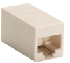 CAT5e Coupler, Straight-Pinned, Unshielded, Beige, Single-Pack - FM507-R2 - Visual Sound, Inc.