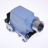 Standard, Rectangular Hood, size 57.27, Double Latch, Side .75-NPT cable entry - CAOT-10.5X - Mencom Corporation