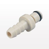 PMC12 Series Coupling Insert, Shutoff Thru Polypropylene In-Line Hose Barb - PMCD220212 - Qosina Corp.