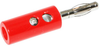 Conn, Banana, Plug, 15A, Screw, Red; Gender Mueller Electric - 17AH8715 - Newark, An Avnet Company