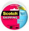 3M Scotch 3850 Clear Standard Box Sealing Tape - 1.88 in Width x 54.6 yd Length - 3.1 mil Thick - 91868 - 051141-91868 - R. S. Hughes Company, Inc.