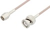 SMA Male to BNC Male Cable 72 Inch Length Using 75 Ohm RG179 Coax - PE3C3321-72 - Pasternack