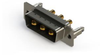Combo D-Sub Conn, Plug, Da-3W3, Th; Product Range Edac - 52AJ1251 - Newark, An Avnet Company