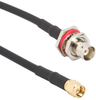 Rf Cord, Bnc Bhd Jack-Sma Plug, 96; Coaxial Cable Type Amphenol Rf - 61AH2855 - Newark, An Avnet Company