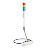 Stackable Tower Lighting, Beacons, and Components - ATESR-10-RYGBC - Quarktwin Technology Ltd.