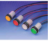 Indicator; Blue; 250; 11/16 in.; 12 VDC; 16 mA; Panel Mount; Wire Leaded; 85 de - 70082258 - Allied Electronics, Inc.