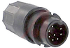 Connector; #20; Solder Cup; 8; Pin; Gold over Nickel; 0.365 in. - 70025480 - Allied Electronics, Inc.