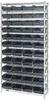 Open Wire Shelving, 12Shelves, 44Bin/blk; Shelving Unit Type Quantum Storage - 44AC8097 - Newark, An Avnet Company