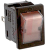 Switch, Rocker; DPST; 9 A @ 125 VAC, 6 A @ 250 VAC; 125/250; On-Off; Red; 50 de - 70192004 - Allied Electronics, Inc.