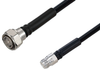 Fire Rated 4.3-10 Male to N Female Low PIM Cable 60 Inch Length Using SPF-375 Coax Using Times Microwave Parts - PE3C6505-60 - Pasternack
